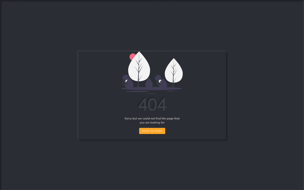 Error Page - 404