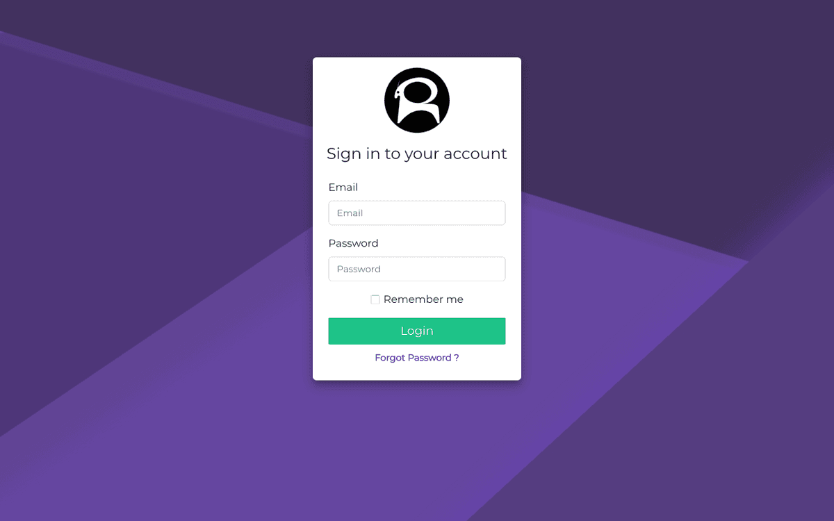 Authentication Page